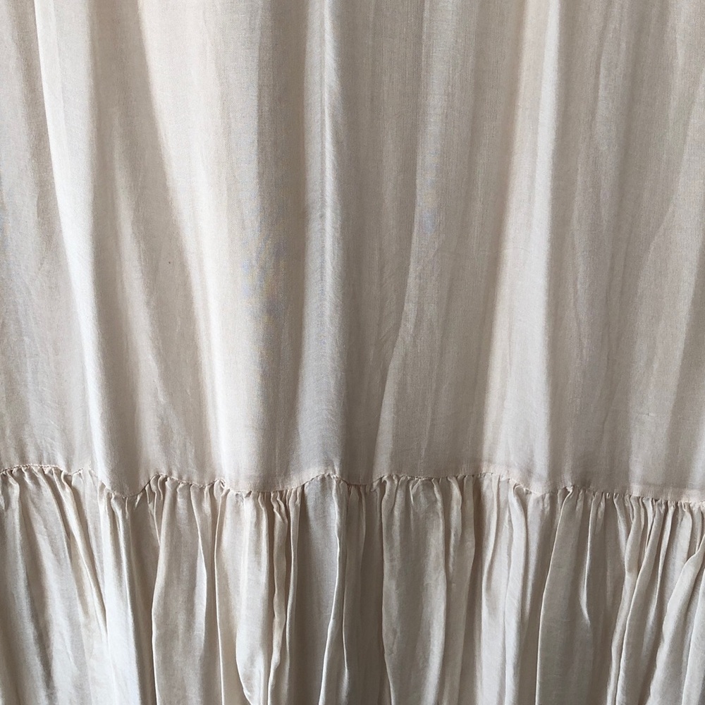 Keysha Silk Ruffle Maxi Dress Lace top - Picture 11 of 13